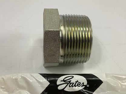 Gates G60102-0020 Male Pipe NPTF Plug, 1-1/4''-11-1/2 Thread - 20MP-PLUG