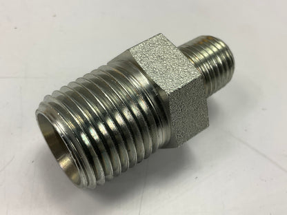 Gates G60110-0804 Male Pipe To Male Pipe NPTF Adapter Fitting, 1/2''-14 X 1/4''-18