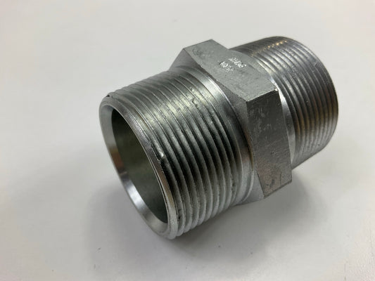 Gates G60110-2424 Male Pipe To Male Pipe NPTF Adapter, 1-1/2''-11.5 X 1-1/2''-11.5