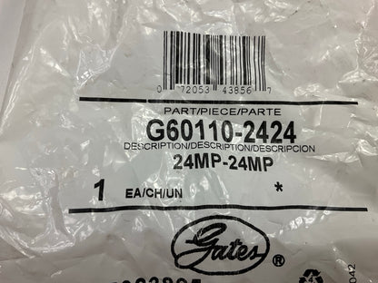 Gates G60110-2424 Male Pipe To Male Pipe NPTF Adapter, 1-1/2''-11.5 X 1-1/2''-11.5