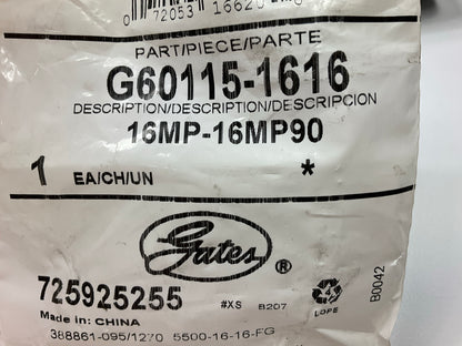 Gates G60115-1616 90° Male Pipe NPTF To Male Pipe NPTF Adapter - 16MP-16MP90