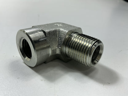 Gates G60136-0604 3/8 Male Pipe NPTF To 1/4 Female Pipe NPTF 90 Degree Elbow