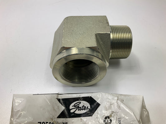 Gates G60136-2424 90 Deg. Male 1-1/2'' NPTF To Female 1-1/2'' NPTF Adapter