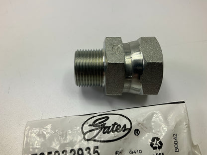 Gates G60140-1216 Male Pipe Female Pipe Swivel NPSM Adapter, 3/4''-14 X 1''-11.5