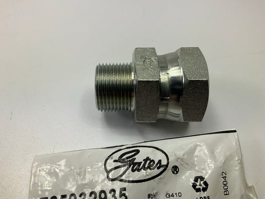 Gates G60140-1216 Male Pipe Female Pipe Swivel NPSM Adapter, 3/4''-14 X 1''-11.5