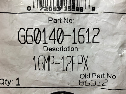 Gates G60140-1612 Male Pipe To Female Pipe Swivel NPSM Adapter 1''-11.5 X 3/4''-14