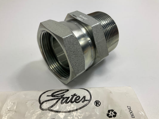 Gates G60140-2424 Male To Female Pipe Swivel NPSM Adapter, 1.5''-11.5 X 1.5''-11.5