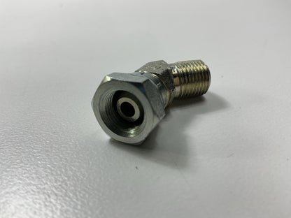 Gates G60142-0202 Male Pipe 1/8''-27 NPTF To Female Pipe 1/8''-27 Swivel NPSM 45°