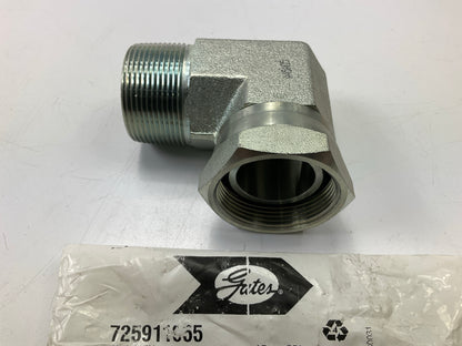 Gates G60144-2424 90° Male Pipe NPTF To Female Pipe Swivel NPSM - 24MP-24FPX90