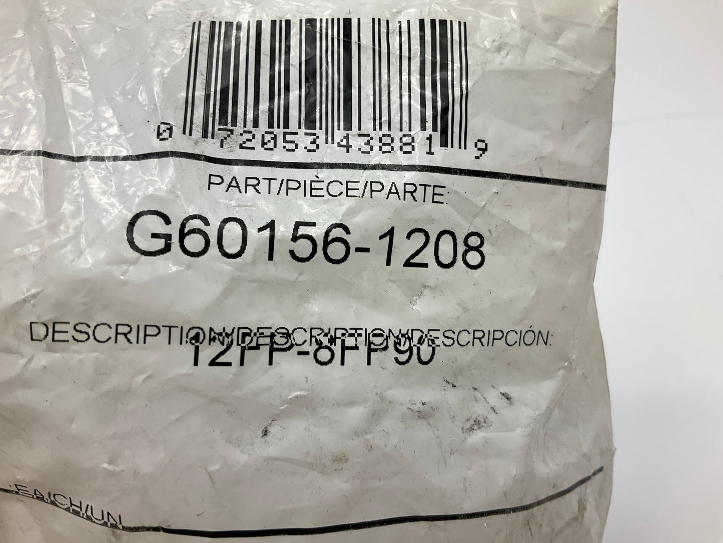 Gates G60156-1208 90° Female Pipe NPTF To Female Pipe NPTF - 12FP-8FP90