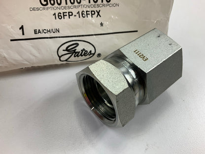 Gates G60160-1616 Hydraulic Swivel Fitting, NPTF To NPSM, 1''-11 1/2, 16FP-16FPX