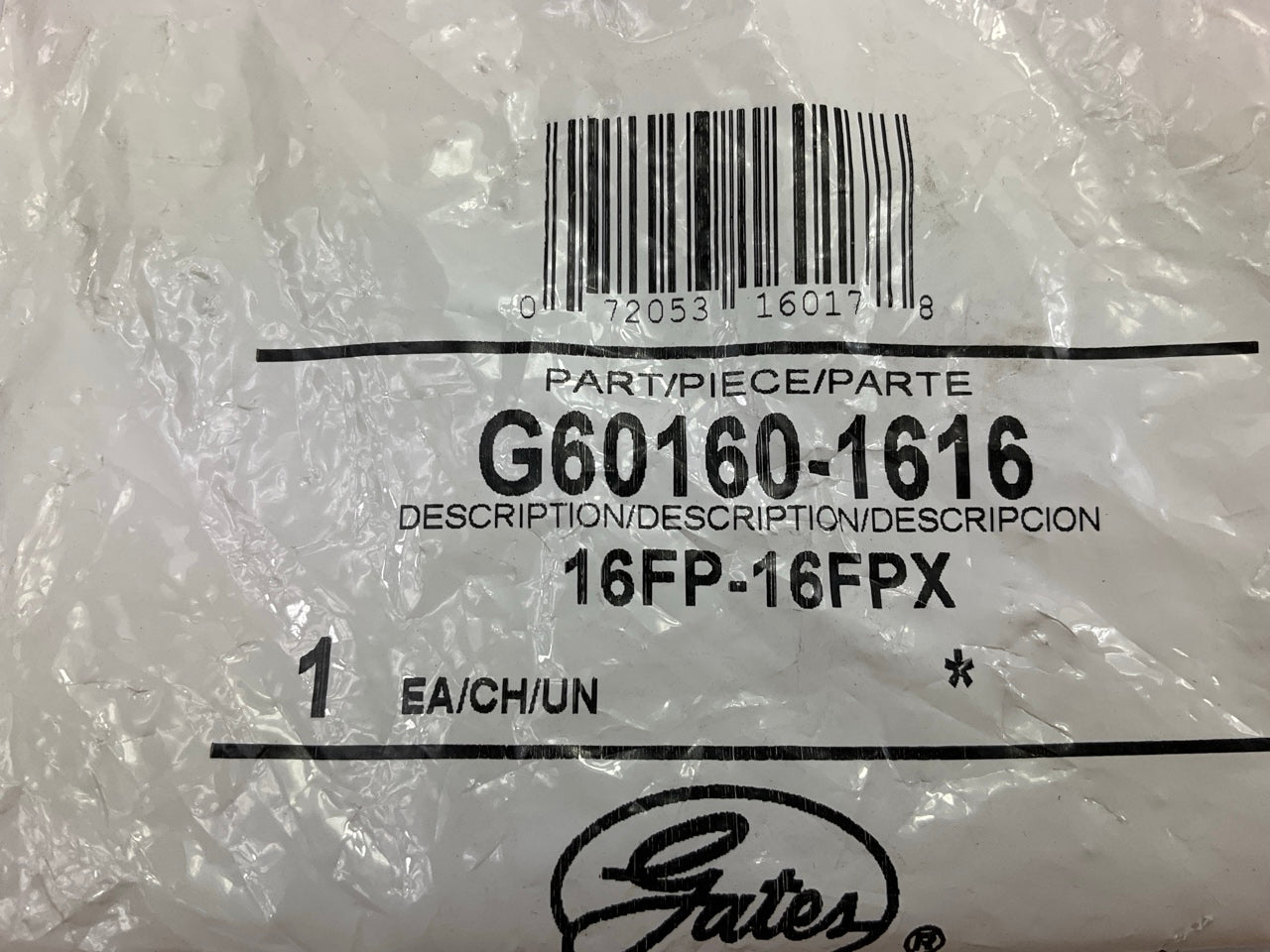 Gates G60160-1616 Hydraulic Swivel Fitting, NPTF To NPSM, 1''-11 1/2, 16FP-16FPX