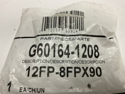 Gates G60164-1208 90° Female Pipe NPTF To Female Pipe Swivel NPSM, 12FP-8FPX90