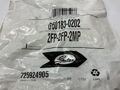 Gates G60183-0202 Hydraulic Fitting Female Pipe NPTF To Male Pipe NPTF Tee 1/8''