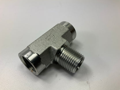 Gates G60183-0808 Female Pipe NPTF On Run To Male Pipe NPTF Tee - 8FP-8FP-8MP