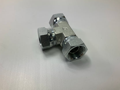 Gates G60184-0808 Female Pipe Swivel NPSM Tee - 8FPX-8FPX-8FPX