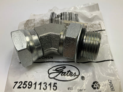 Gates G60287-1212 45° Male O-Ring Boss To Female Pipe Swivel NPSM - 12MB-12FPX45