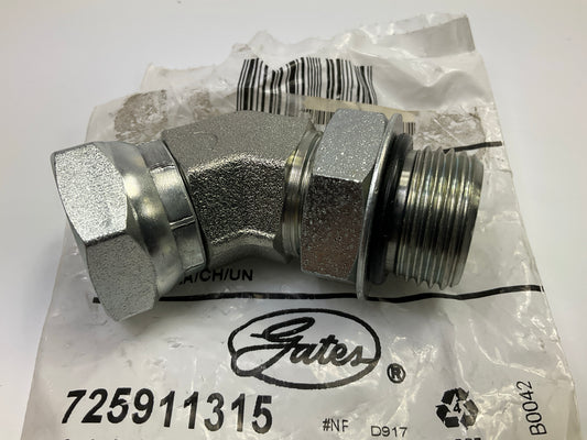 Gates G60287-1212 45° Male O-Ring Boss To Female Pipe Swivel NPSM - 12MB-12FPX45