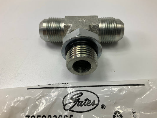 Gates G60350-1212 Male JIC 37° Flare Run Male O-Ring Boss Tee - 12MJ-12MJ-12MB