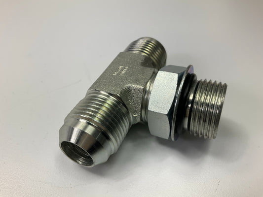 Gates G60350-1212 Male JIC 37° Flare Run Male O-Ring Boss Tee - 12MJ-12MJ-12MB