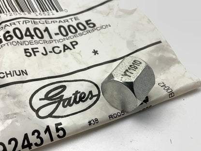 Gates G60401-0005 Female JIC 37° Flare Cap, 1/2''-20 - 5FJ-CAP