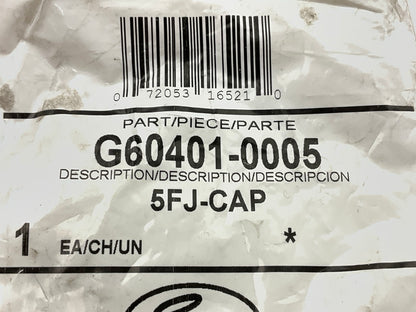 Gates G60401-0005 Female JIC 37° Flare Cap, 1/2''-20 - 5FJ-CAP