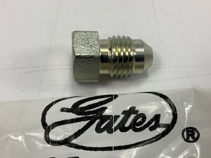 Gates G60402-0004 Male JIC 37° Flare Plug, 7/16-20 Thread