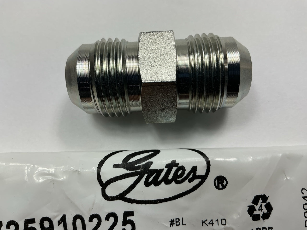 Gates G60410-1010 Male JIC 37° Flare To Male JIC 37° Flare 7/8-14 Thread