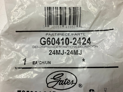 Gates G60410-2424 Male JIC 37° Flare To Male JIC 37° Flare Fitting, 24MJ-24MJ