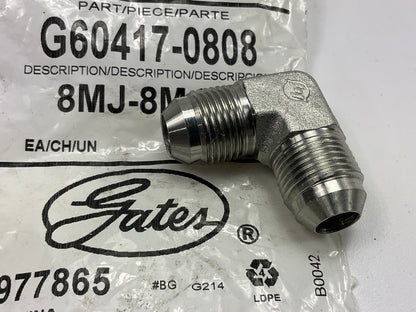 Gates G60417-0808 90° Male JIC 37° Flare To Male JIC 37° Flare - 8MJ-8MJ90