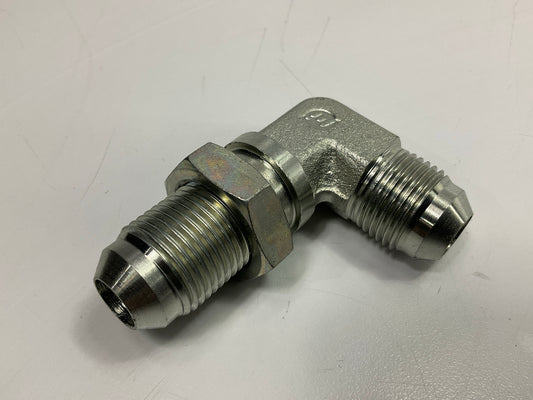 Gates G60447-0808 90° Male JIC 37° Flare To Male JIC 37° Flare Bulkhead Adapter