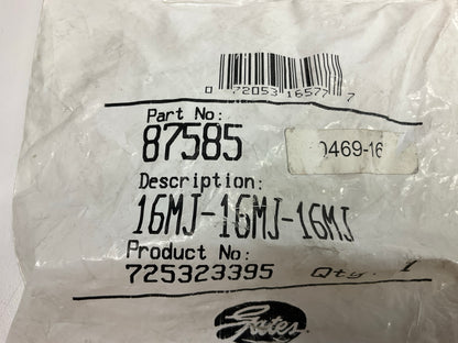 Gates G60469-1616 Male JIC 37° Flare Tee Hydraulic Fitting - 16MJ-16MJ-16MJ