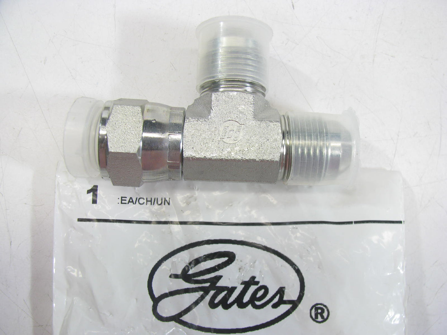 Gates G60473-0808 Hydraulic Fitting Male JIC 37 Flare To Female JIC Tee 3/4''-16