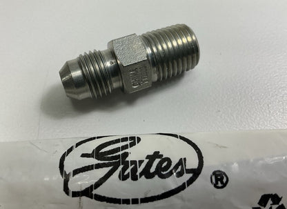 Gates G60490-0504 Male JIC 37° Flare To Male Pipe NPTF, 1/2''-20 X 1/4''-18