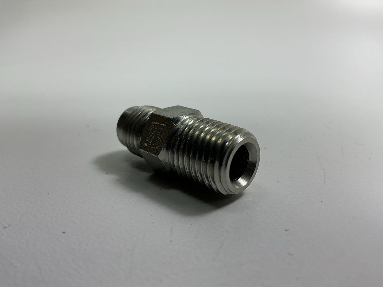 Gates G60490-0504 Male JIC 37° Flare To Male Pipe NPTF, 1/2''-20 X 1/4''-18