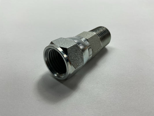 Gates G60520-0604 Female JIC 37° Flare Swivel To Male Pipe NPTF, 9/16-18 Thread