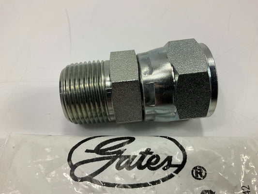 Gates G60520-1212 Female JIC 37° Flare Swivel To Male Pipe NPTF 1-1/16-12 Thread