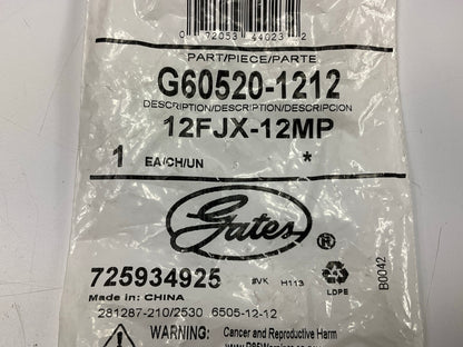 Gates G60520-1212 Female JIC 37° Flare Swivel To Male Pipe NPTF 1-1/16-12 Thread