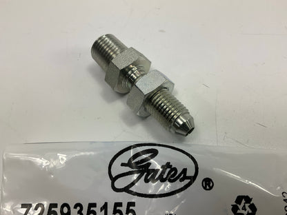 Gates G60541-0404 Male JIC 37° Flare Bulkhead To Male Pipe NPTF Hose Adapter