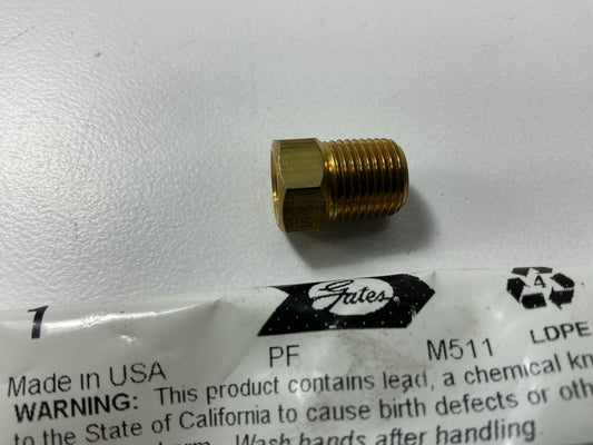 Gates G60594-0202 Threaded Sleeve To Male Pipe 1/8'' OD, 5/16-24'' Thread