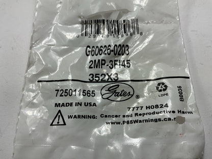 Gates G60626-0203 Female Inverted Flare To Male Pipe, 45 Degree, 1/8-27'' Thread