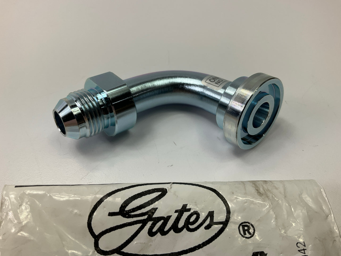 Gates G60910-0808 90° Code 61 O-Ring Flange To Male JIC 37° Flare Adapter