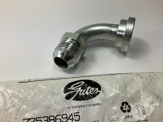 Gates G60910-1212 90° Code 61 O-Ring Flange To Male JIC 37° Flare Adapter