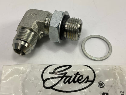 G62460-0808 90° British Male Standard Pipe W/ O-Ring To Male JIC 37° Fitting
