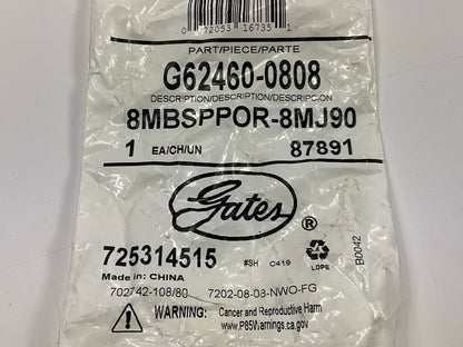 G62460-0808 90° British Male Standard Pipe W/ O-Ring To Male JIC 37° Fitting