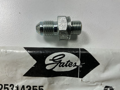 Gates G63150-1004 Male M10X1.0 O-Ring To Male JIC 37° 7/16''-20 Flare Adapter