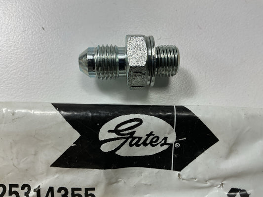 Gates G63150-1004 Male M10X1.0 O-Ring To Male JIC 37° 7/16''-20 Flare Adapter
