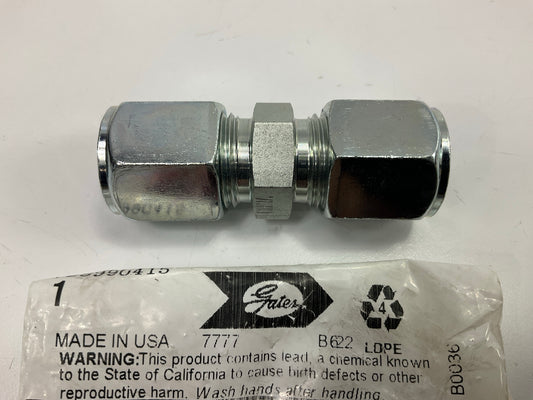 Gates G73400-0808 Ermeto To Ermeto Adapter, 1/2'' - 8ERT-8ERT