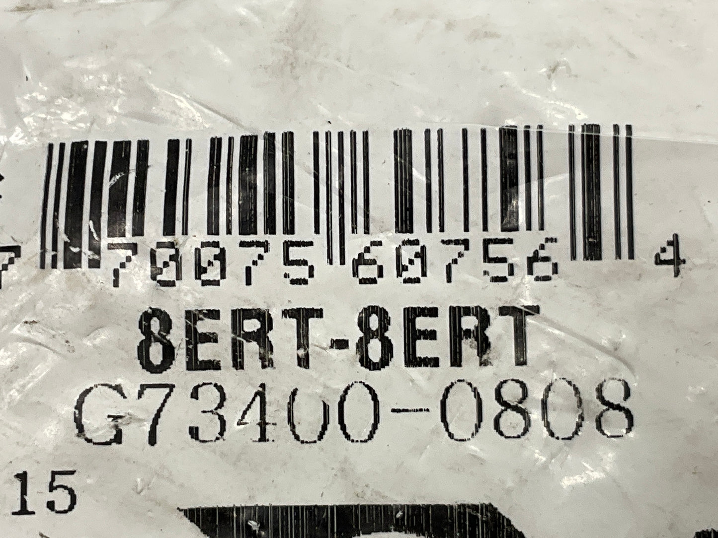 Gates G73400-0808 Ermeto To Ermeto Adapter, 1/2'' - 8ERT-8ERT