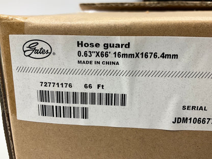 66 FEET - Gates G80901-0012 5/8'' Hydraulic Hose Protective Guard Poly Sleeve